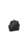 Nat & Nin BIBI - CUIR DE VACHETTE - NOIR porte monnaie bourse fermoir bibi nat&nin porte-monnaie-femme