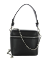 MIA &  JOY MJ2111 - CROUTE DE CUIR - NOIR sac boite pm kendall sacs-a-mains