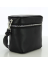 MIA &  JOY MJ2111 - CROUTE DE CUIR - NOIR sac boite pm kendall sacs-a-mains