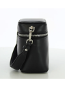 MIA &  JOY MJ2111 - CROUTE DE CUIR - NOIR sac boite pm kendall sacs-a-mains