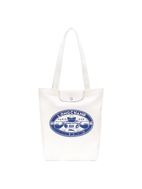 Longchamp 10326HIA - COTON - ÉCRU sac cabas m longchamp le pliage x constantin sac-a-main-shopping-toile-ou-cuir