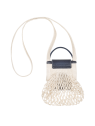 Longchamp 10139HGR - COTON ET CUIR - MARIN sac à main xs le pliage filet worker sacs-a-mains