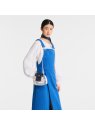 Longchamp 10139HGR - COTON ET CUIR - MARIN sac à main xs le pliage filet worker sacs-a-mains