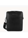 Lancaster 312-22 - CUIR DE VACHETTE - NOIR lancaster - paris homme - sac h l sac-h-zip