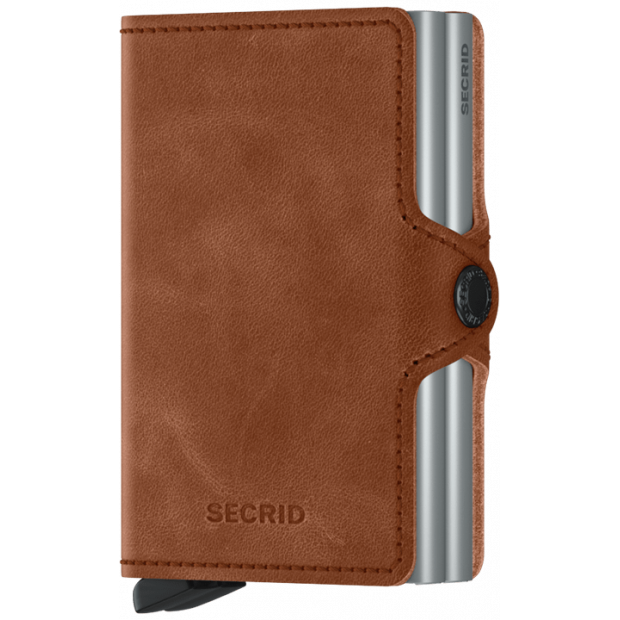 Secrid TV - CUIR DE VACHETTE - COGNAC/S porte cartes porte-cartes