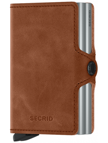 Secrid TV - CUIR DE VACHETTE - COGNAC/S porte cartes porte-cartes