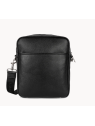 Lancaster 312-22 - CUIR DE VACHETTE - NOIR lancaster - paris homme - sac h l sac-h-zip