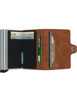 Secrid TV - CUIR DE VACHETTE - COGNAC/S porte cartes