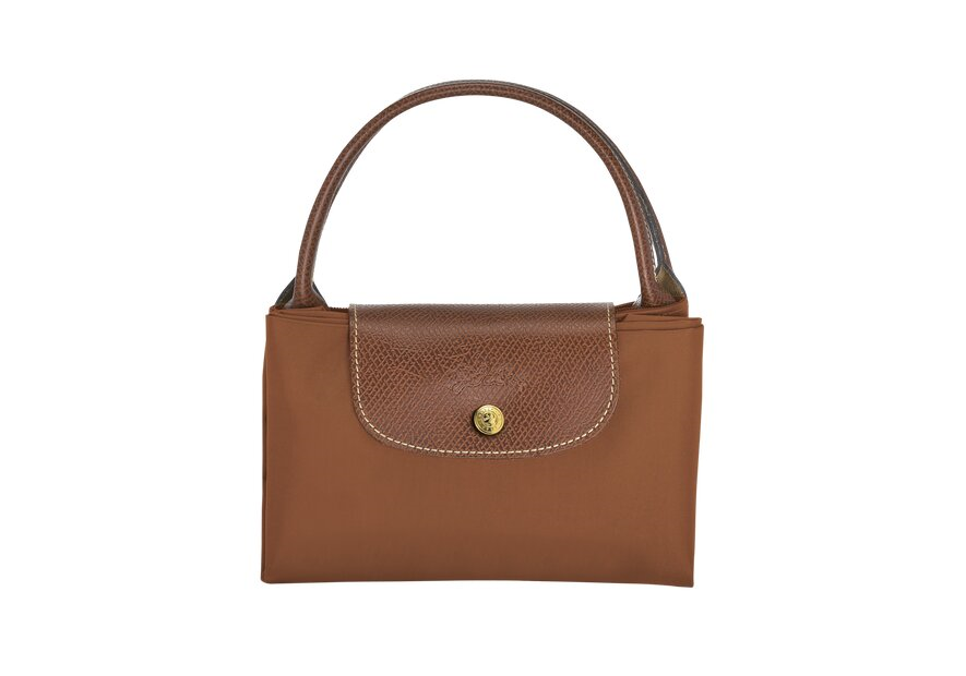 Longchamp 1623089 - NYLON ET CUIR - COGNAC sac longchamp pliage porté main m Sacs à mains