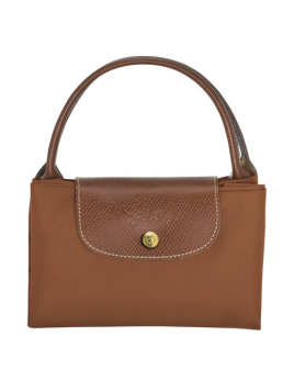 Longchamp 1623089 - NYLON ET CUIR - COGNAC sac longchamp pliage porté main m Sacs à mains