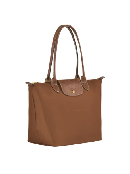 Longchamp 2605089 - NYLON ET CUIR - COGNAC sac cabas m le pliage n'est pas format a4 shopping