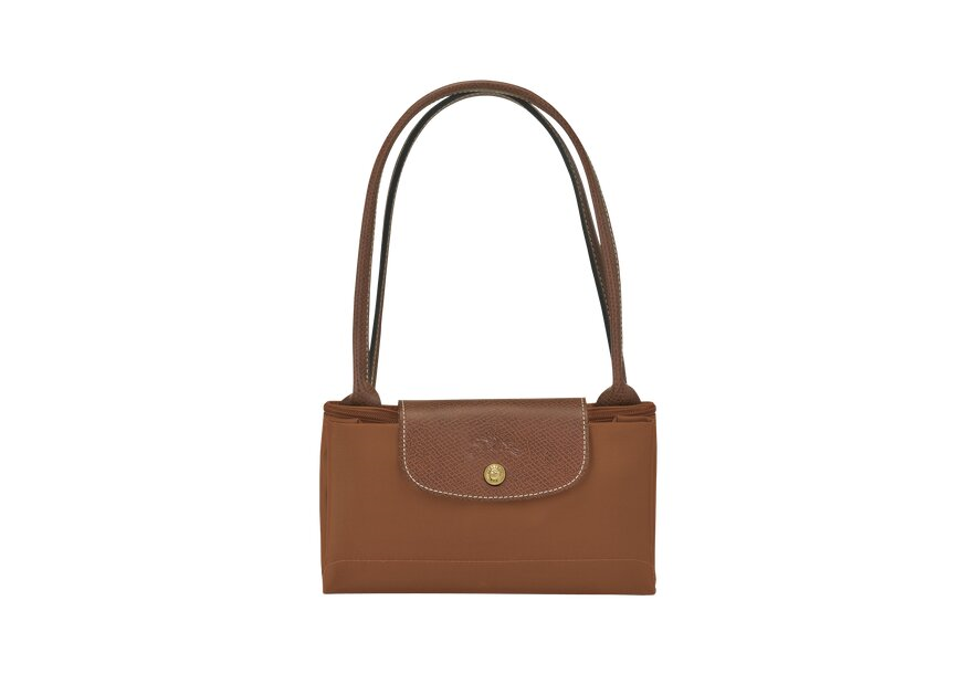 Longchamp 2605089 - NYLON ET CUIR - COGNAC sac cabas m le pliage n'est pas format a4 shopping