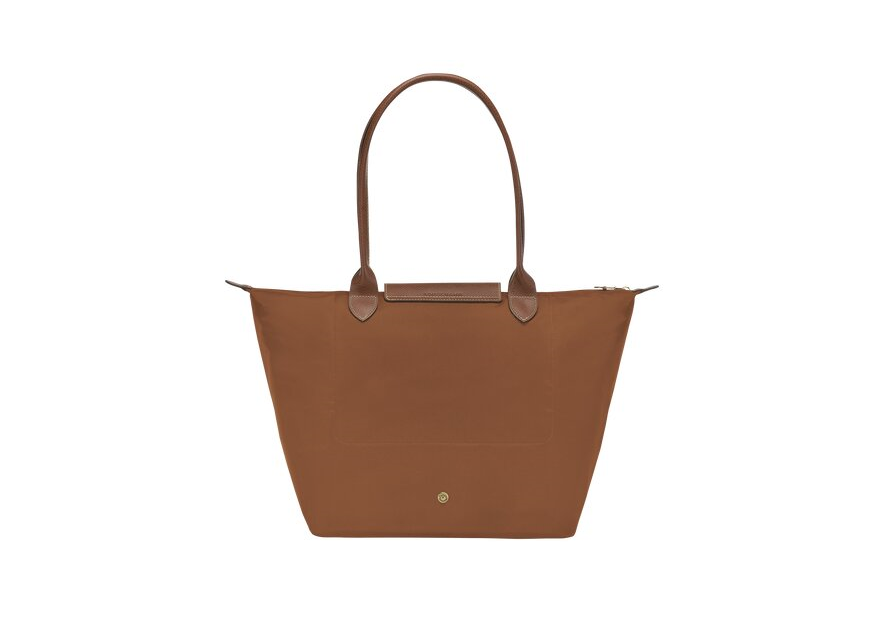 Longchamp 1899089 - NYLON ET CUIR - COGNAC sac cabas l le pliage original format étudiant shopping