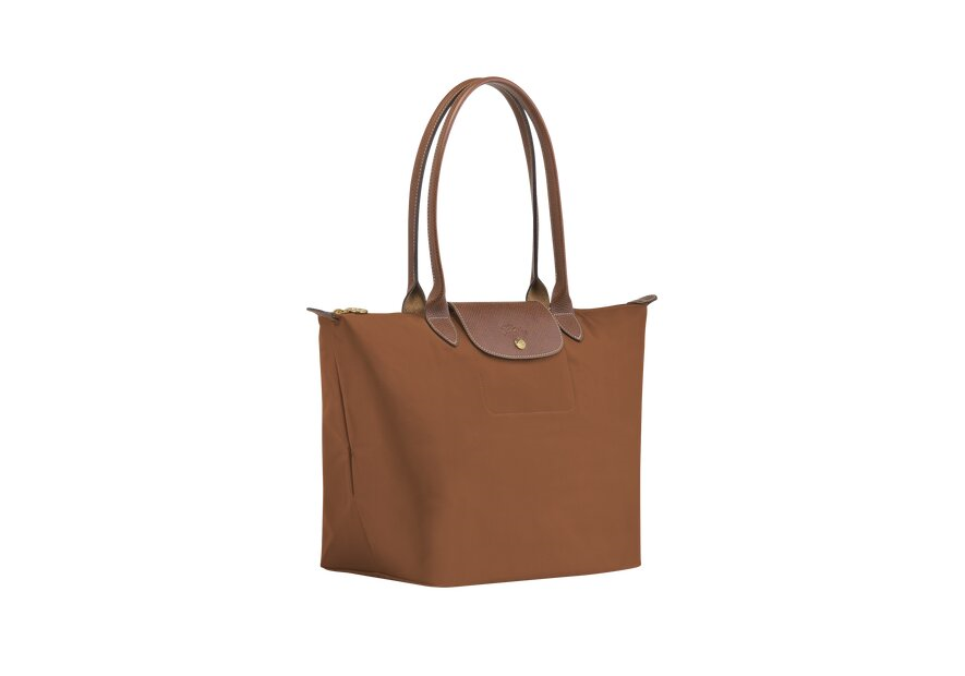 Longchamp 1899089 - NYLON ET CUIR - COGNAC sac cabas l le pliage original format étudiant shopping