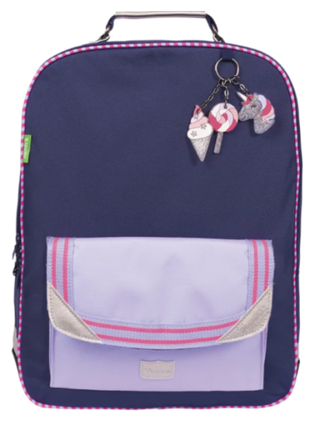 Tann's 741 - POLYESTER - LISA LILA/MARI sac à dos poche aimantée cartable-scolaire