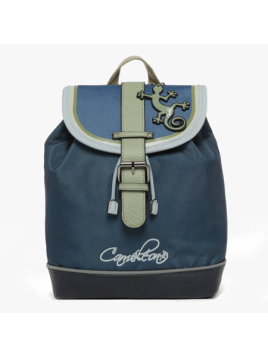 sac à dos caméléon vintage...