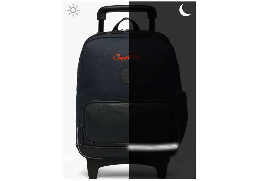 Caméléon VIB-SR40 sac à dos à roulettes caméléon vintage print boy Loisirs