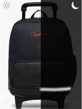 Caméléon VIB-SR40 sac à dos à roulettes caméléon vintage print boy Loisirs