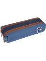 Tann's 122 - POLYESTER - CLEMENT BLEU tann's trousse double trousses