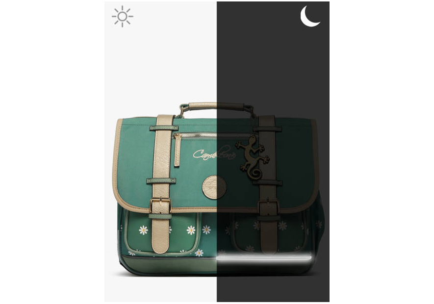 Caméléon VIG-CA35 cartable caméléon vintage print girl s Cartables enfant