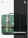 Caméléon VIG-CA35 - POLYESTER RECYCLÉ - G cartable enfant 2 compartiments vintage fantasy cartables-enfant