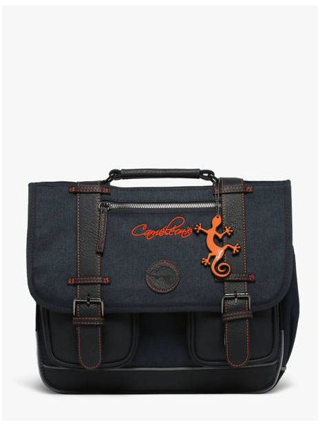 Caméléon VIB-CA35 - POLYESTER RECYCLÉ - N cartable enfant 2 compartiments vintage urban cartables-enfant