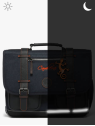 Caméléon VIB-CA35 - POLYESTER RECYCLÉ - N cartable enfant 2 compartiments vintage urban cartables-enfant