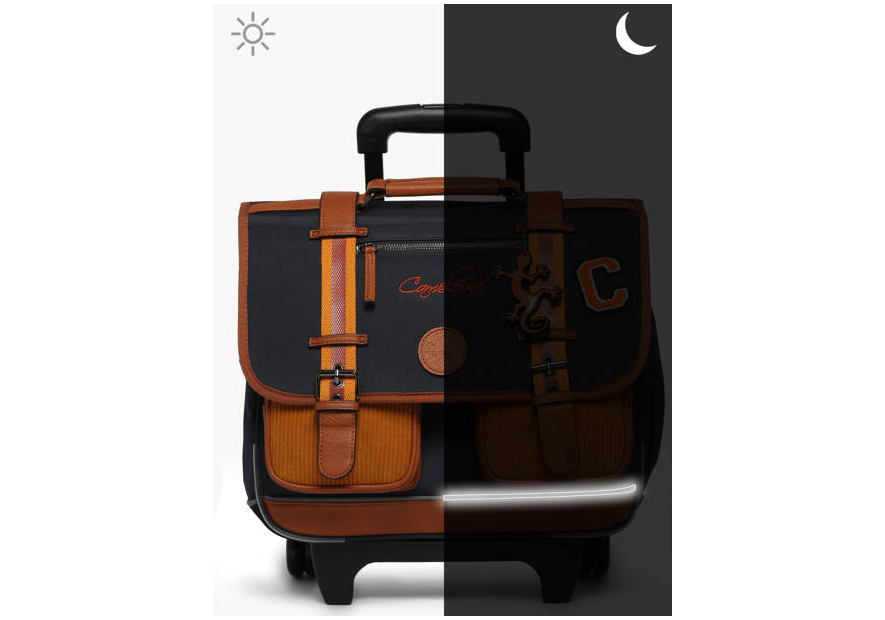 Caméléon VIB-CR38 cartable à roulettes m caméléon vintage urban Cartables enfant