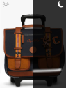 Caméléon VIB-CR38 - POLYESTER - MUSTARD B cartable à roulettes 2 compartiments vintage urban cartables-enfant