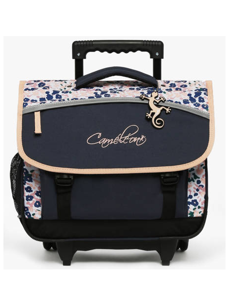 Caméléon BAS-CR38 - POLYESTER - NAVY LIBE caméléon-actual-cartable roulettes 38cm cartables-enfant