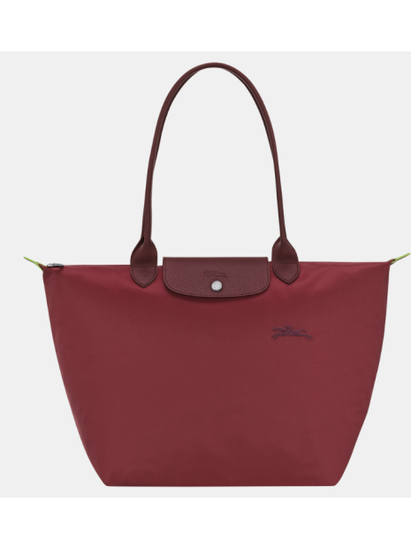 Longchamp 1899919 sac shopping l pliage green format a4 sac-a-main-shopping-toile-ou-cuir