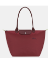 Longchamp 1899919 - POLYESTER 600D RECYCLÉ sac shopping l pliage green format a4 sac-a-main-shopping-toile-ou-cuir