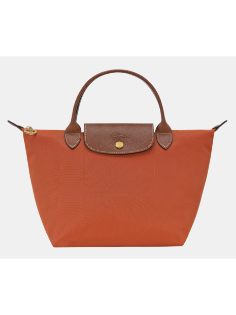 Longchamp 1623089 - NYLON ET CUIR - BRIQUE sac longchamp pliage porté main m sacs-a-mains