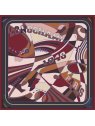 Longchamp 50642GSO - SOIE - BORDEAUX carré de soie longchamp league 90x90cm carre-de-soie