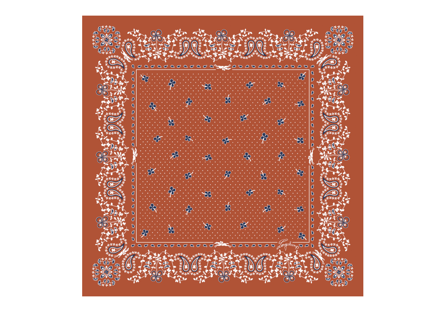 Longchamp 50657GSO carré de soie 50x50 cm carre de soie