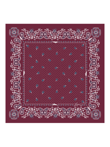 Longchamp 50657GSO carré de soie 50x50 cm carre-de-soie