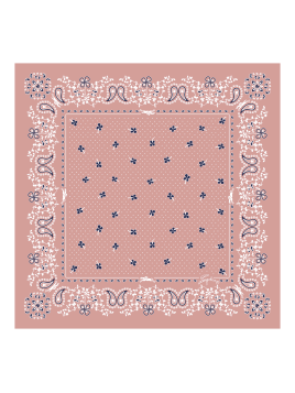 Longchamp 50657GSO - SOIE - ROSETHE carré de soie 50x50 cm carre de soie