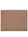 Longchamp 30049021 - CUIR DE VACHETTE - BI portefeuille compact le foulonné complet