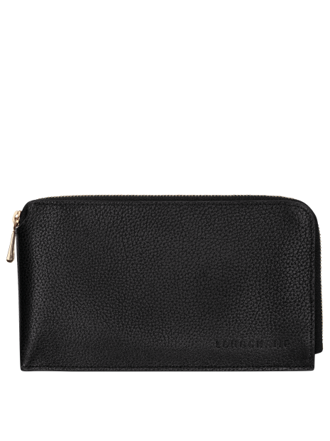 Longchamp 30051021 - CUIR DE VACHETTE - NO pochette plate zip porte monnaie sacs-a-mains