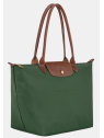 Longchamp 2605089 - NYLON ET CUIR - VERT A sac cabas m le pliage n'est pas format a4 sac-a-main-shopping-toile-ou-cuir