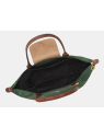 Longchamp 2605089 - NYLON ET CUIR - VERT A sac cabas m le pliage n'est pas format a4 sac-a-main-shopping-toile-ou-cuir