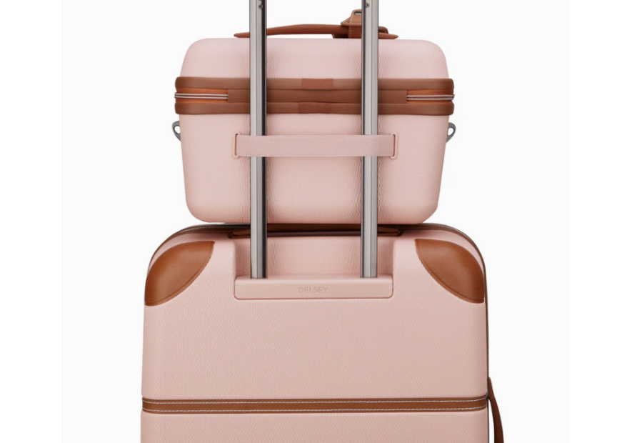 Delsey 1676310 - POLYCARB/CUIR - ROSE delsey chatelet air vanity beauty case