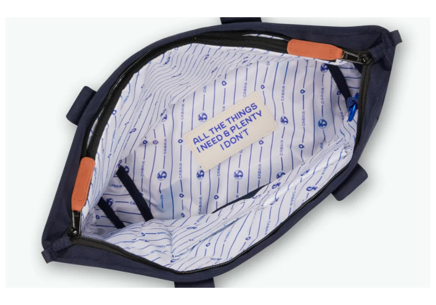Cabaïa TOTE BAG sac shopping tote bag adventurer shopping