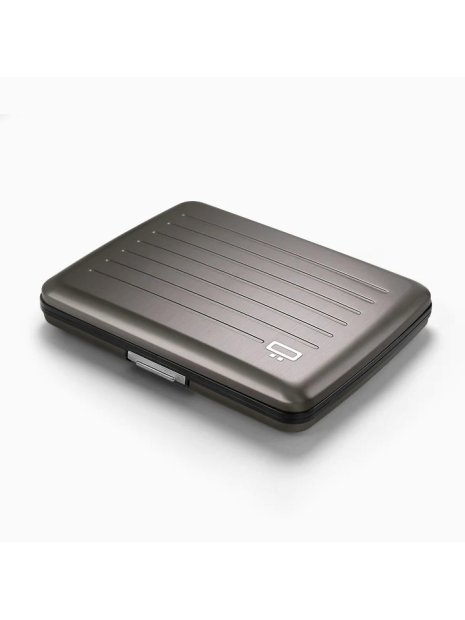 Ögon Design V2 LARGE OSLO - ALUMINIUM - PLAT ögon design big stocklom v2 porte cartes porte-cartes