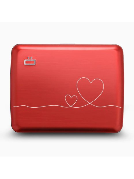 Ögon Design V2 LARGE OSLO - ALUMINIUM - LOVE ögon design big stocklom v2 porte cartes porte-cartes