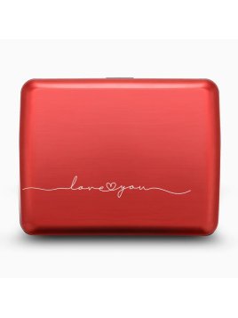 Ögon Design V2 LARGE OSLO - ALUMINIUM - LOVE ögon design big stocklom v2 porte cartes porte cartes