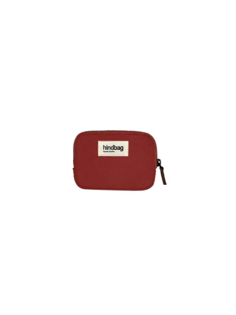 hindbag LILI - COTON BIO - TERRACOTA porte monnaie lili hindbag pmpb