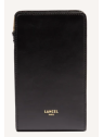 Lancel A13950 - CUIR DE VACHETTE - NOIR etui téléphone origami de lancel etui-telephone