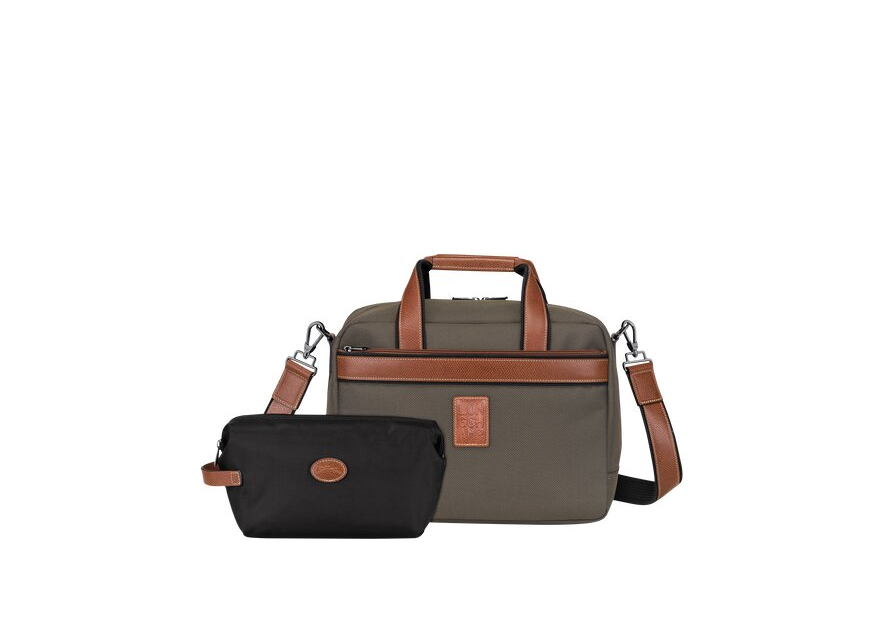 Longchamp 1658080 - POLYESTER/CUIR - BRUN. reporte vanity boxford longchamp Sacs de voyage