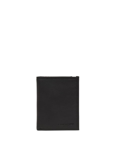 Lancaster 120-12 - CUIR DE VACHETTE - NOIR Soft Vintage Homme - Portefeuille portefeuille-homme